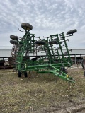 JOHN DEERE 2210 FIELD CULTIVATOR 44FT 3 BAR SPIKE HARROW ROLLING BASKET
