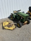 JOHN DEERE 110 HYD LIFT RIDING MOWER W/DECK