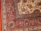 Floral Design Burgundy and Creme Rug