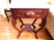 Vintage Mahogany Marble Top End Table