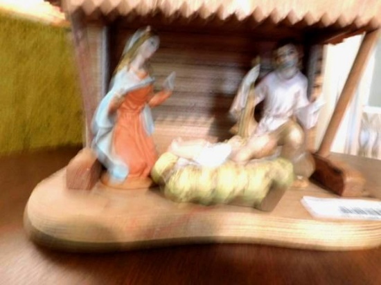 Porcelain Nativity and Stable