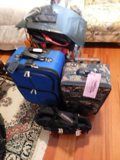Large Lot of Assorted Luggage and Totes