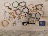 Large Lot of Assorted Costume Jewelry