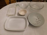 Lot of Assorted Baking Dishes and Glassware