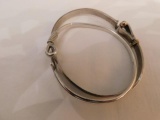 Mid Century Sterling Bangle Bracelet