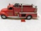 Vintage No. 5 Red Metal Fire Truck