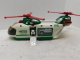 2001 Hess Helicopter With Vehicle And Motorcycle
