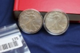 2- 1998 Silver Eagles