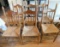 6 Oak Dining Chairs