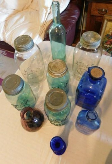 Lot of Jars and Bottles