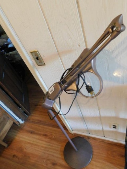 Floor Lamp with Magnifier