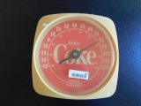 Coca-Cola Thermometer and Wall Clock