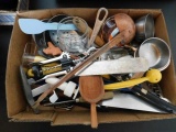 Box Lot of Kitchen Utensils