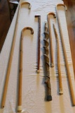 Lot of Walking Sticks and Sheppard Staffs