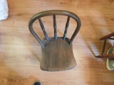 Small Round Back Childs Chair