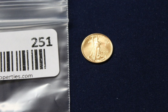 1999 1/10 Oz. Fine Gold American Eagle Coin