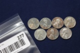 7- 1943D Steel Cents