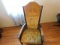 High Back Wooden/Upholstered Chair