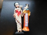 Korean Souvenir Doll and Doll Made in Taiwan