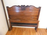 Wood Twin Ornate Bed