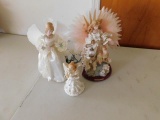 3 Angel Figurines
