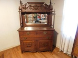 Large China Hutch with Mirror