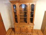 Large China Cabinet with Light