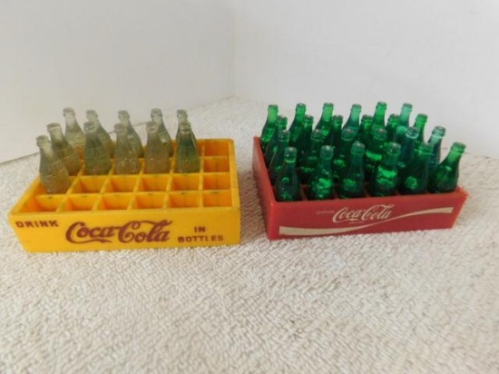 2 Miniature Coke Cases