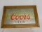 Coors Beer Mirrored Sign