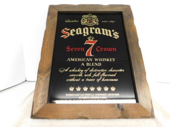 Seagrams Mirrored Sign