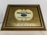 Haagen Dazs Mirrored Sign