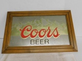 Coors Beer Mirrored Sign