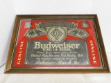 Budweiser Mirrored Sign