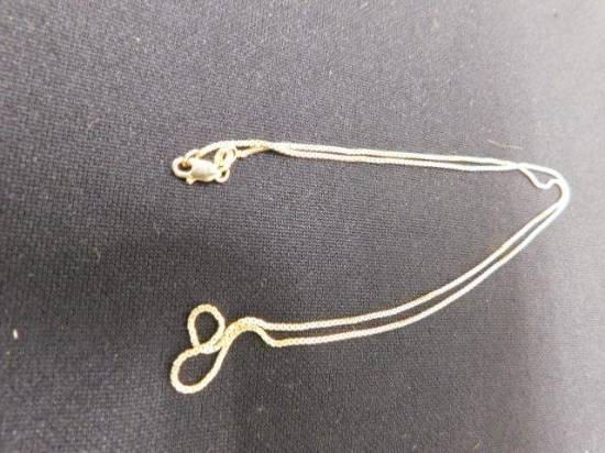 10 K Box Chain Necklace