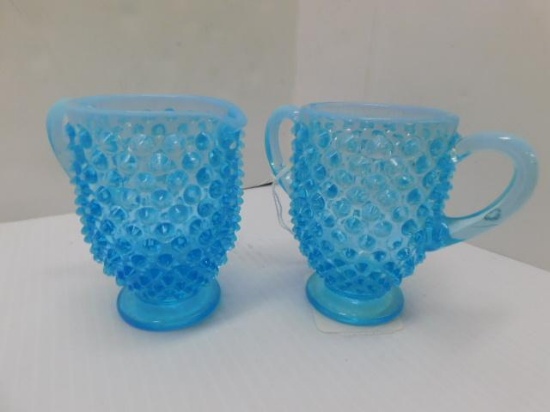 Fenton Cream and Sugar Glasses