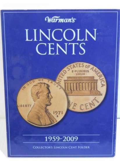 Full Book of Cents, Lincoln (108 Coins)