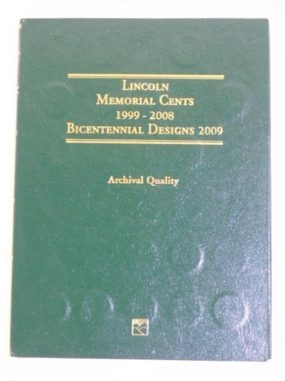 Cents, Lincoln Partial Book (33 Coins)