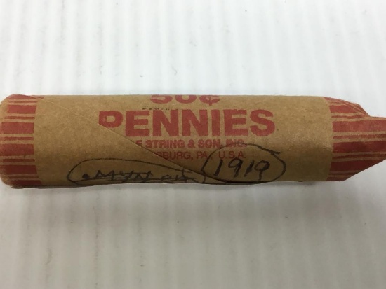 1919 Roll Wheat Cents