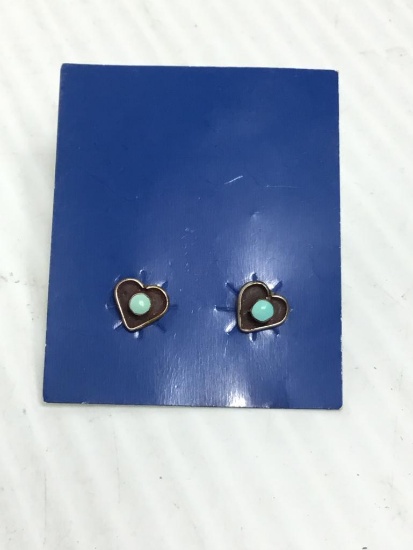 Turquoise Native American Handmade Earrings
