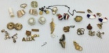 Bag of Earrings and Other Items