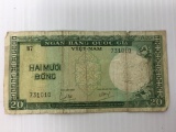 Vietnamese 20 Bill