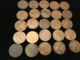 Lot of 25 Unsearched Wheat Pennies