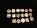 Lot of 17 Silver Dimes