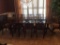Large Ornate Dining Table with Chairs