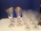 Lot of 14 Crystal Stemware Pieces