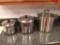 Lot of Three Large Stock Pots and Lids