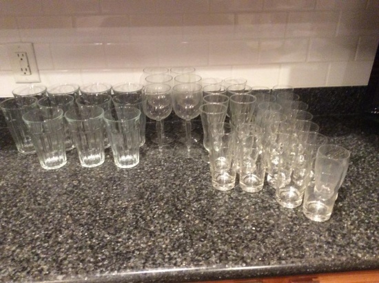 Lot of Assorted Glassware