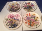 Lot of Franklin Mint Flowers of the Year