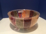 Huge Plastic Bowl with Natural Seeds
