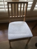 Fold Up Chair with Cushion